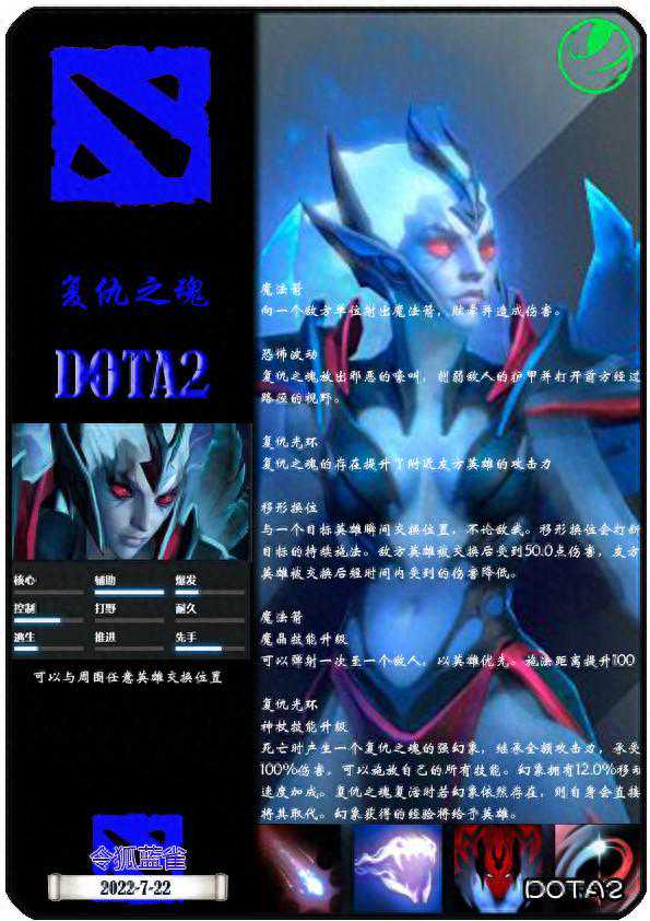 Dota2（Ti12）：英雄pick榜前十一，复仇之魂33次暂居首位