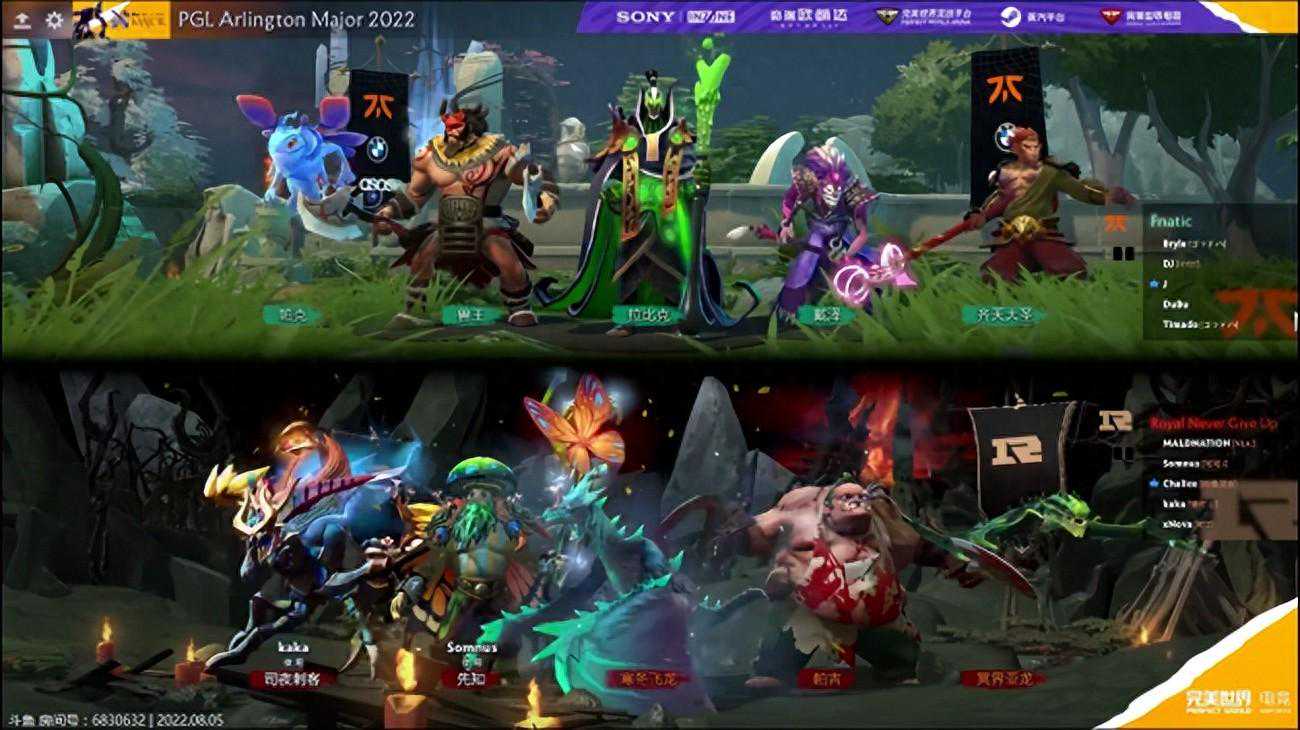 DOTA2-Major小组赛：互秀屠夫，RNG战平Fnatic
