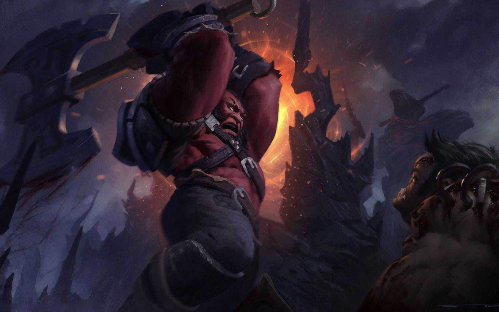 DOTA2里你肯定不知道还能给斧王加装备