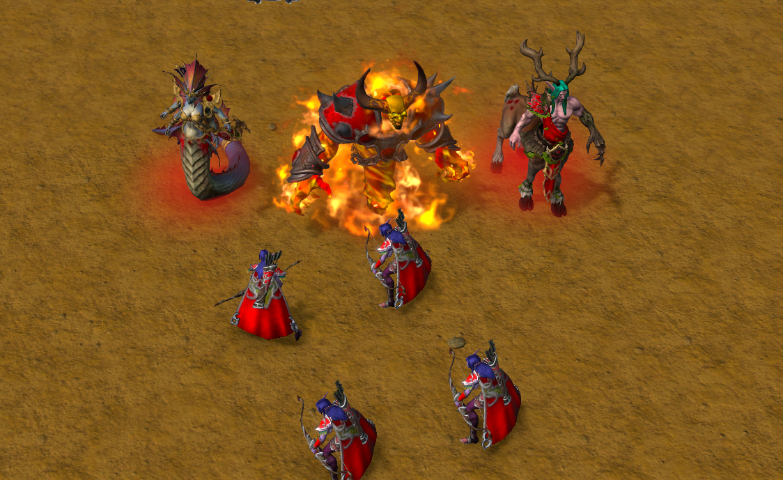 魔兽争霸3：暗夜精灵三远英雄玩法实战能力分析