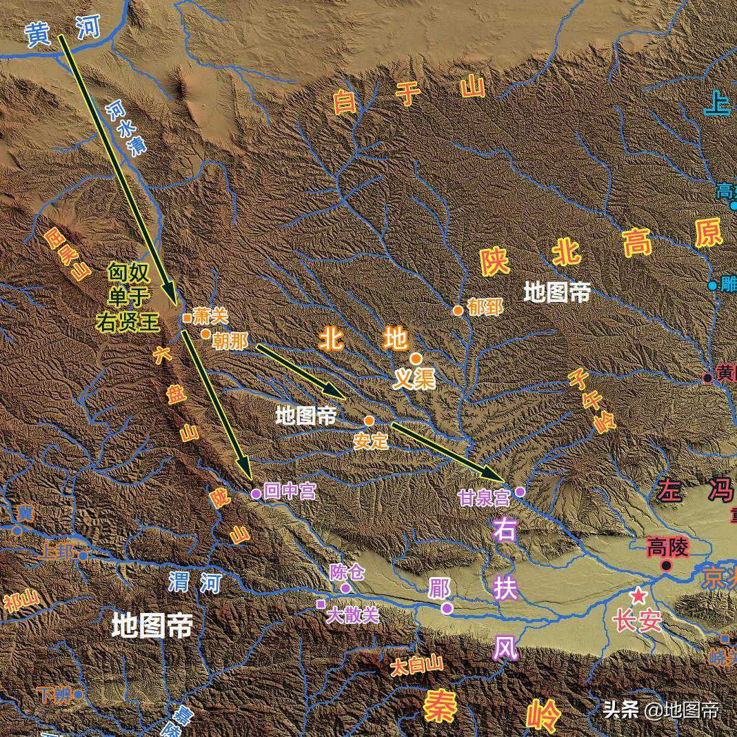 十四万匈奴入萧关，汉朝是如何防御关中的？